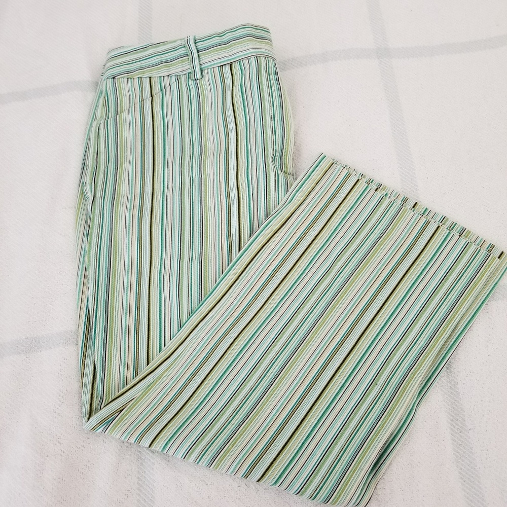 Ann Taylor Striped Capris
